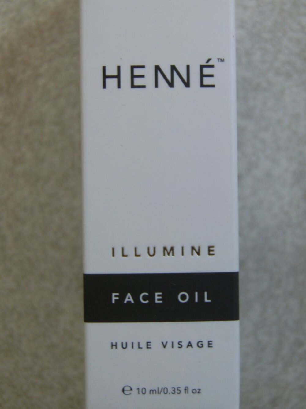 Henne Organics Illumine Face Oil, 0.35 oz/10 ml, NEW IN BOX